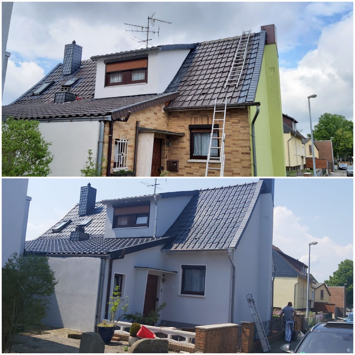 Dachreinigung und Dachbeschichtung