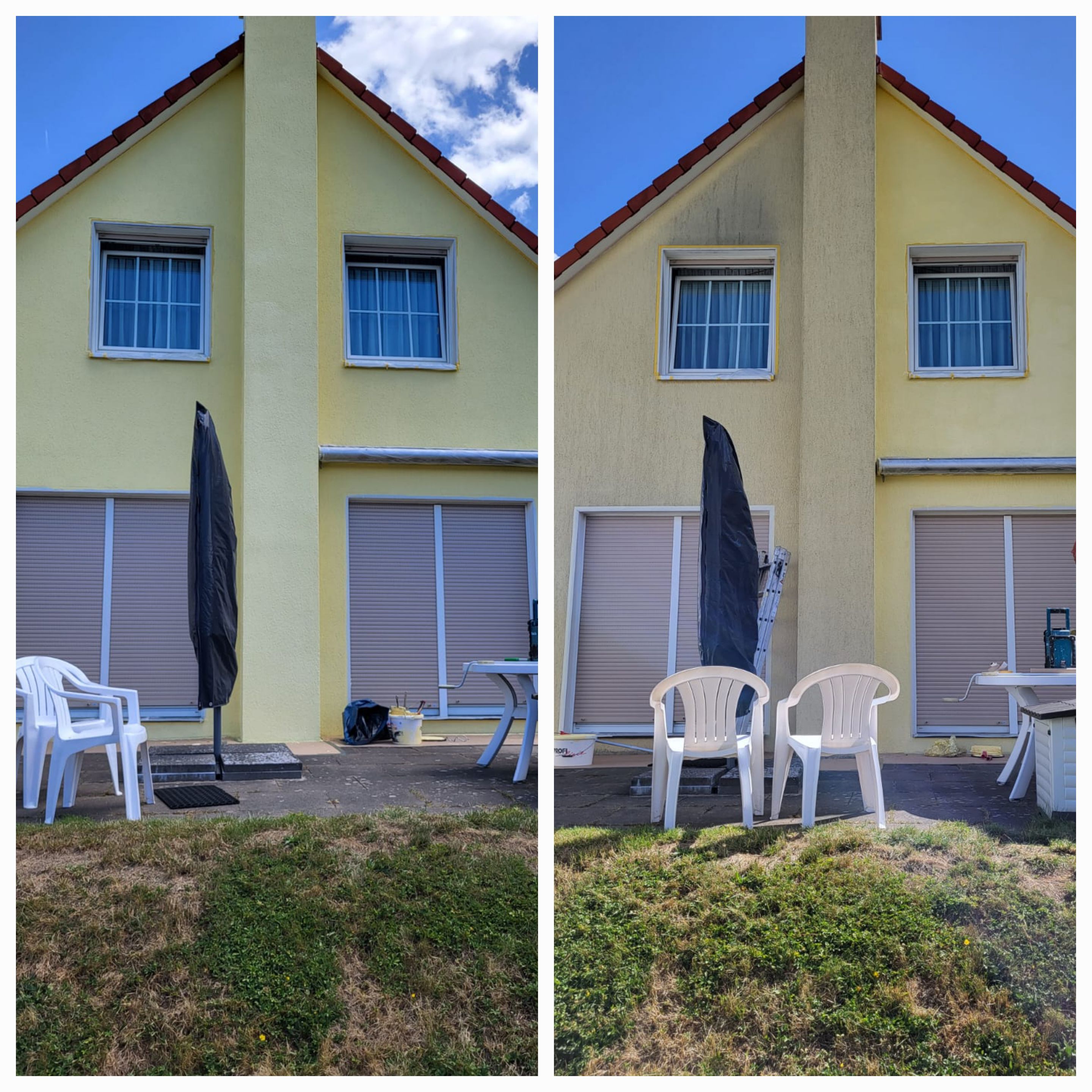 Fassadenarbeit von Firma Veith